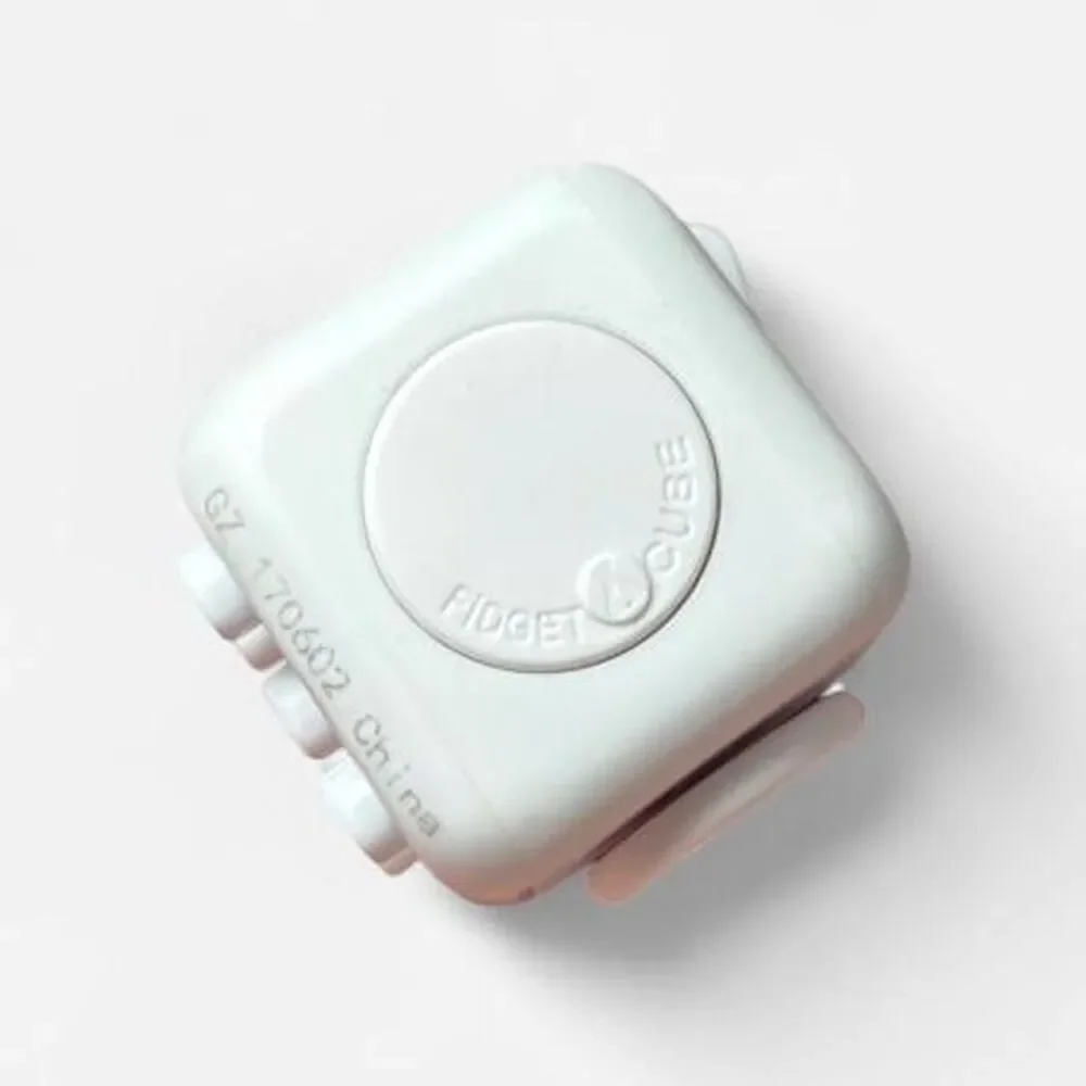 Like new White fidget cube